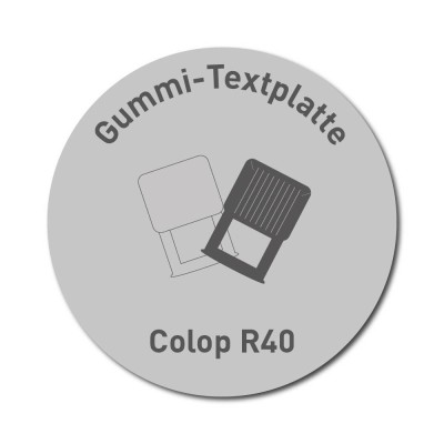 Textplatte Colop Printer R Bestellen Stempelgestalten De